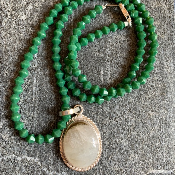 Moonstone necklace - Picture 3 of 6